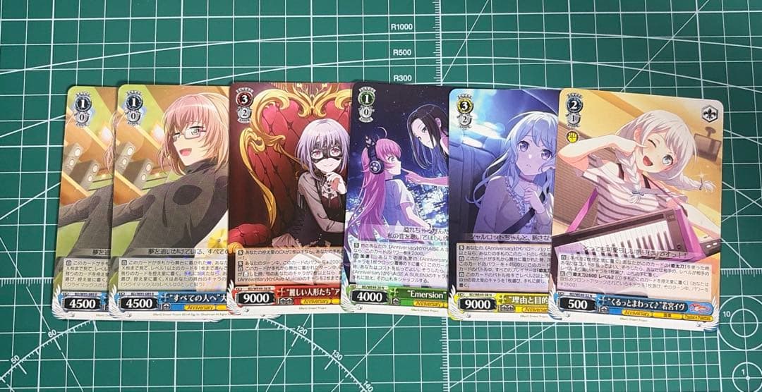 バンドリ　デッキ　門枝　anniversary軸　パーツ付