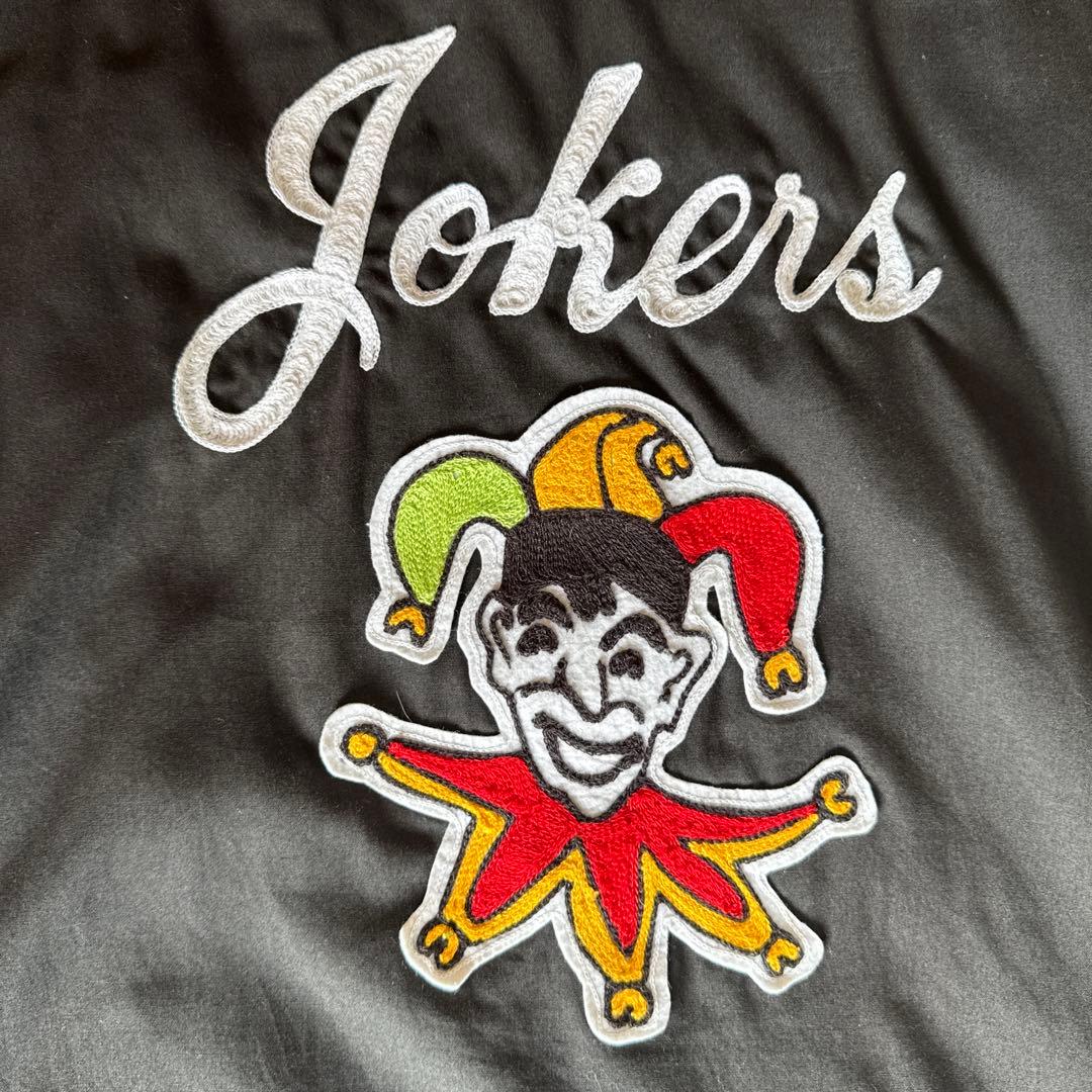 80s Jokers チェーンステッチ刺繍　ボーリングシャツ