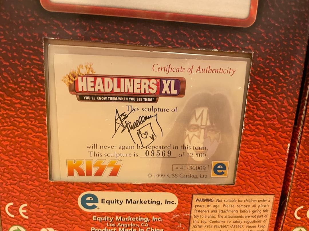 KISS HEADLINERS XL フィギュア 3体セット