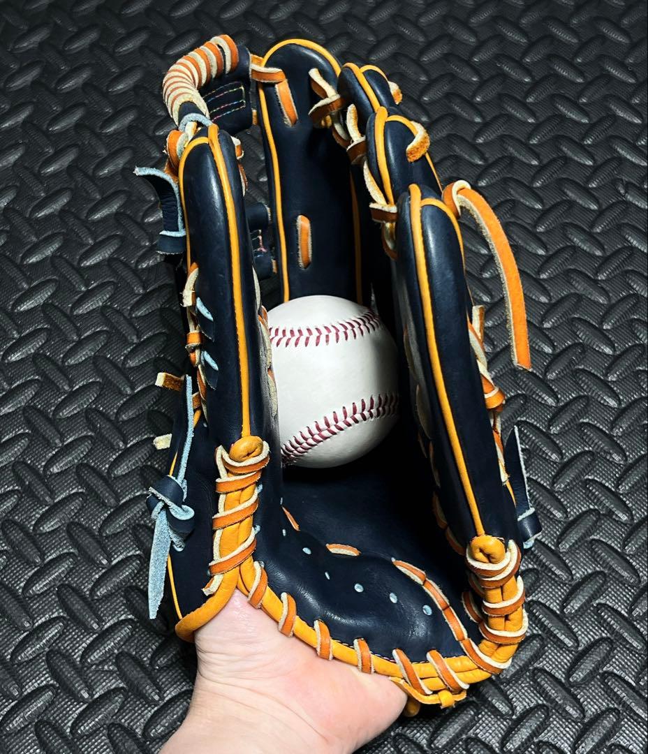日本製 ミズノプロ オプション オーダー 軟式 内野用 グローブ 佐藤輝明モデル