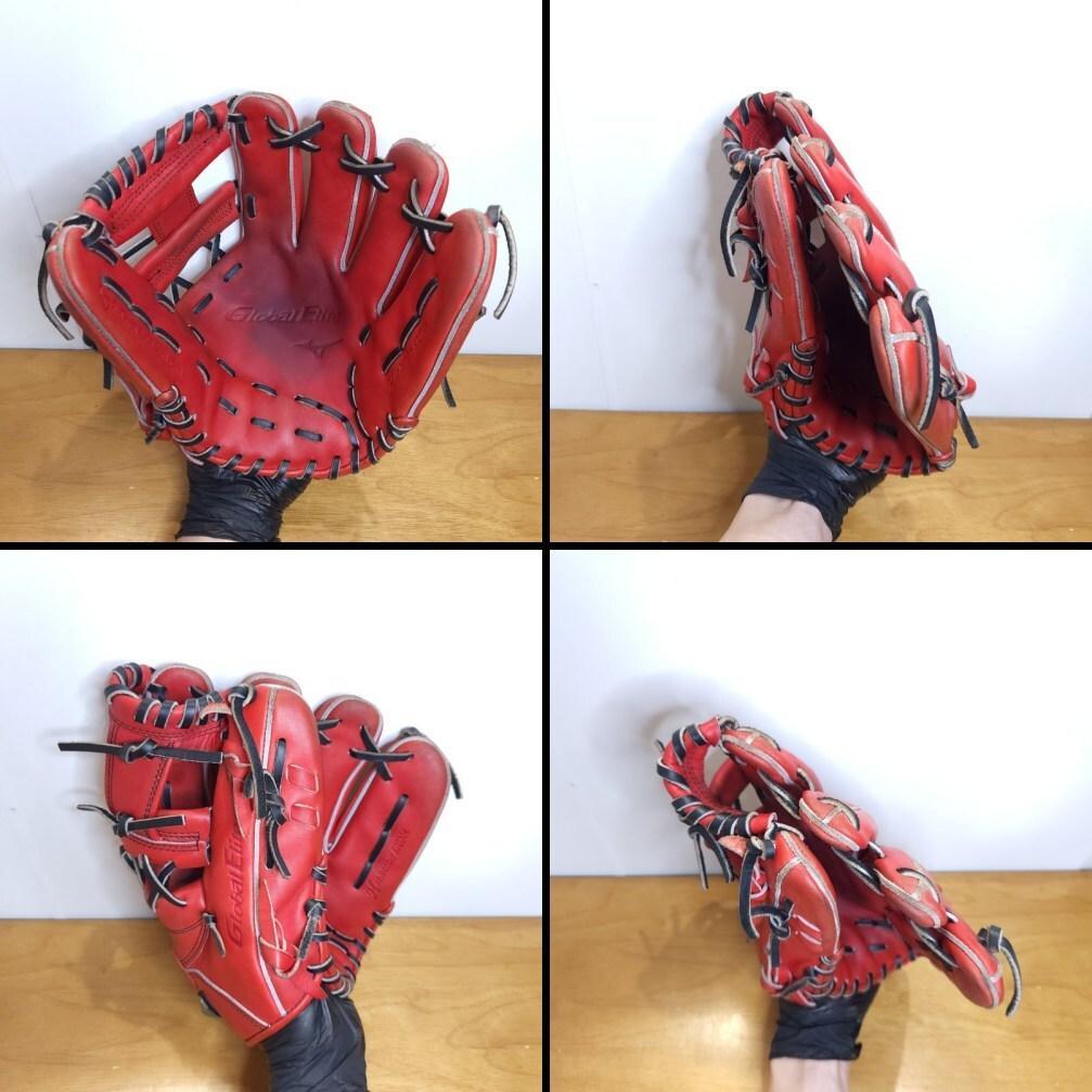 ミズノ グローバルエリート 限定 HsSIGNA 良品 内野用 硬式グローブ
