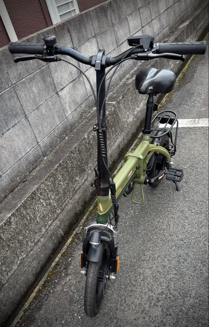 「美品」送料込みAidde A1TS 折りたたみアシスト電動自転車