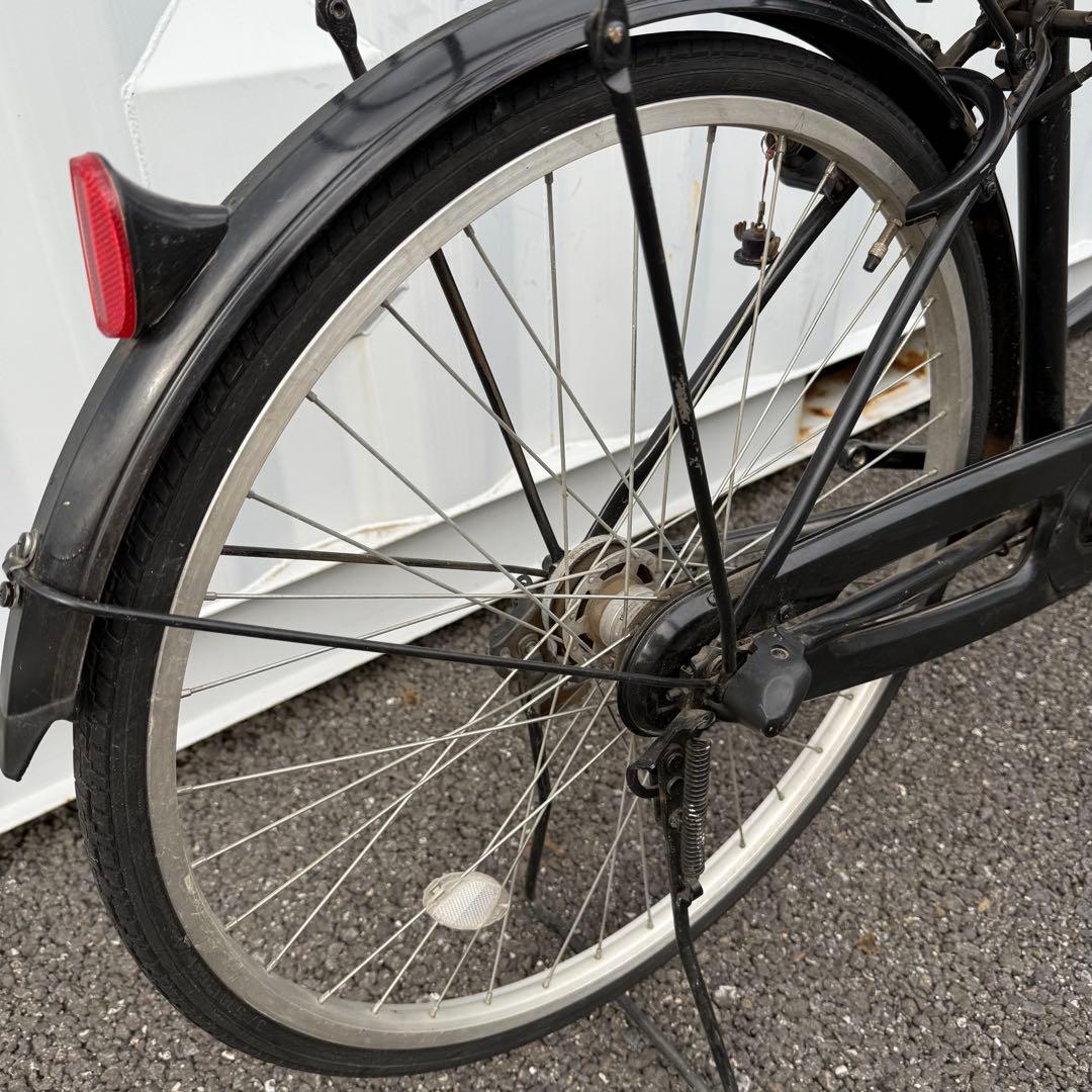 【都内/千葉市引取】ママチャリ 26インチ自転車 カゴ/鍵/オートライト付