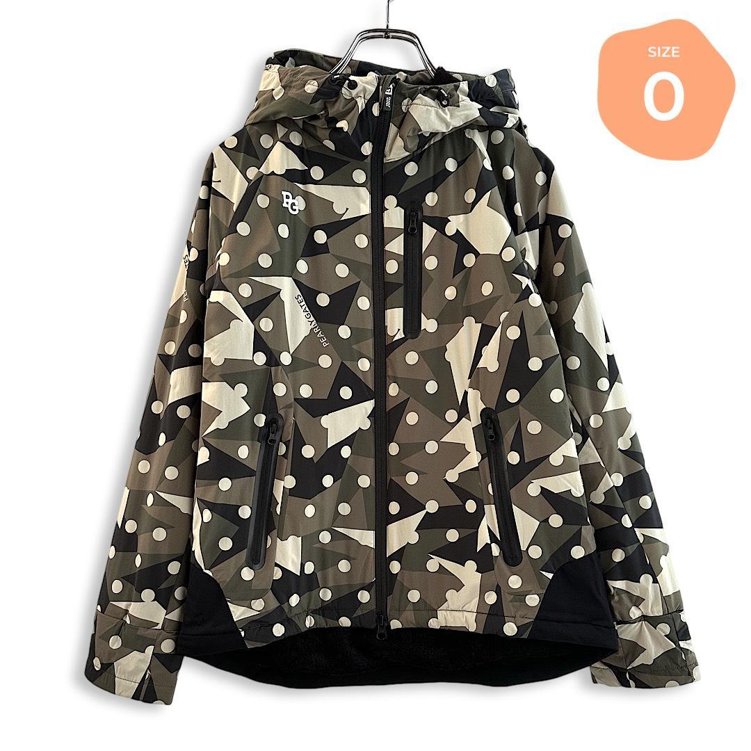661 パーリーゲイツ 定価57,200円 ドットカモフラ保温ブルゾン 0 S