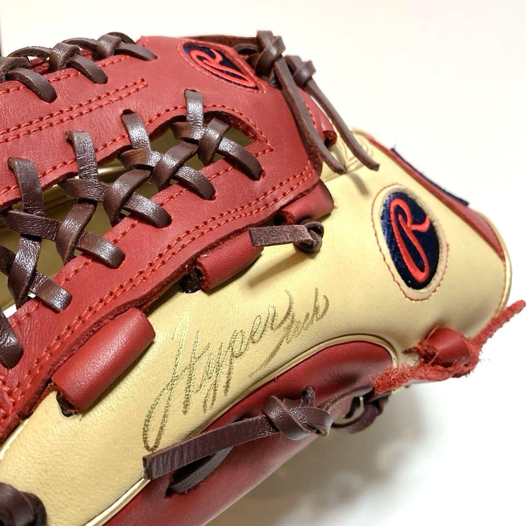 ✨美品✨Rawlings ローリングス 内野手用 左投げ キャメル レッド