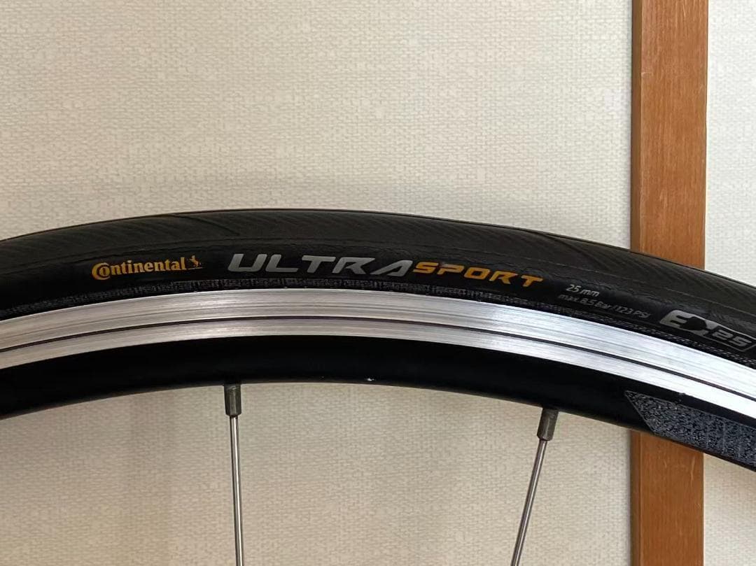 8速用 アルミホイール 前後セット タイヤ付き