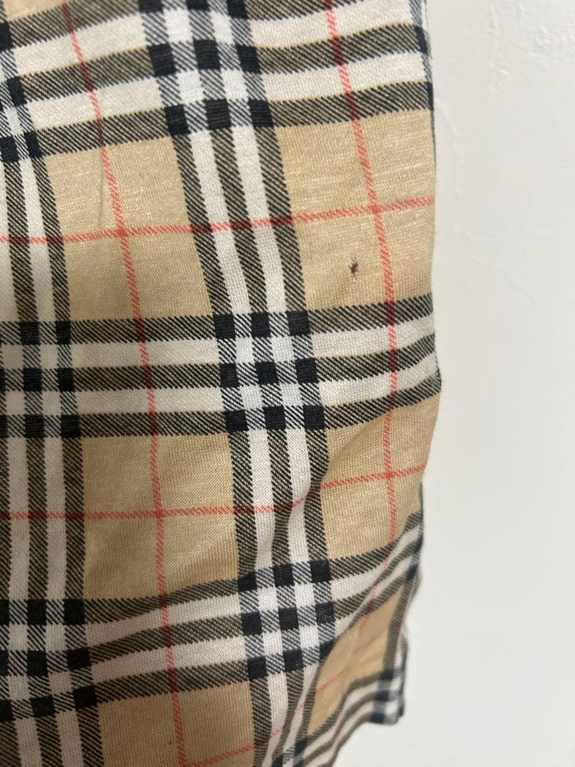 Burberry チェック柄 ポロシャツ