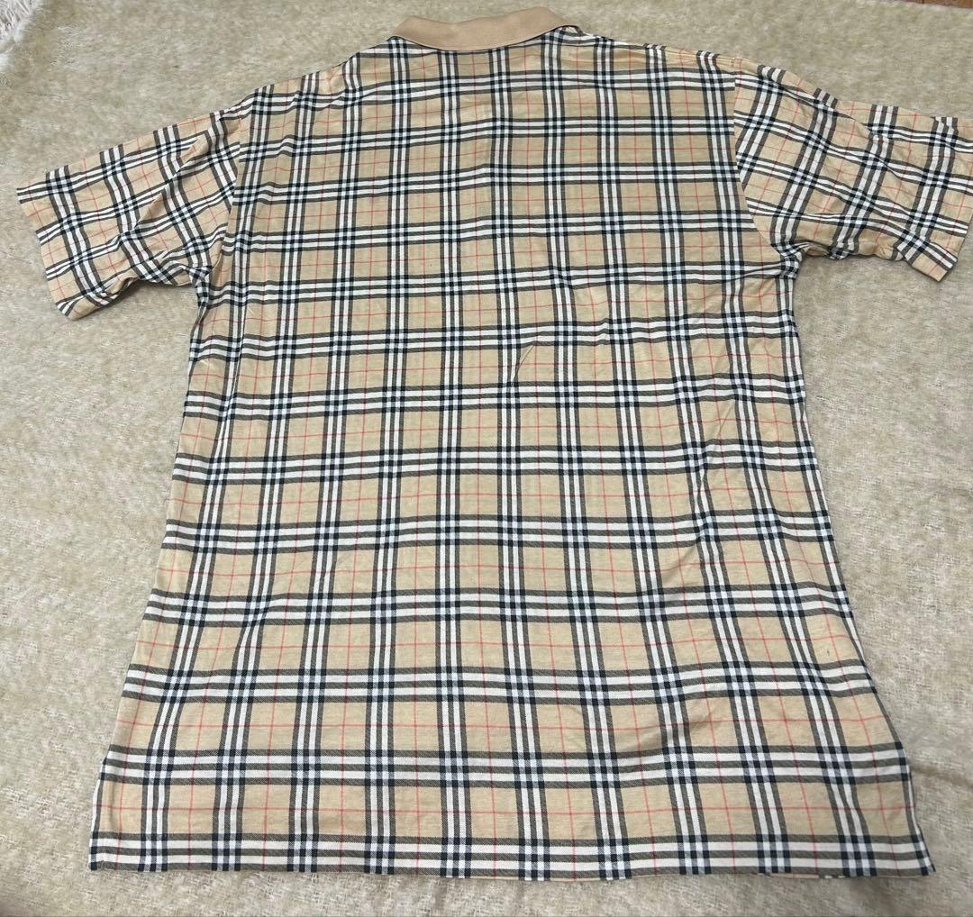 Burberry チェック柄 ポロシャツ