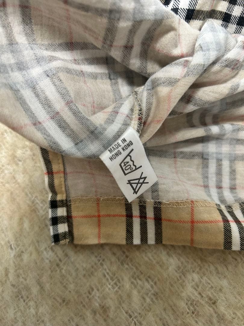 Burberry チェック柄 ポロシャツ