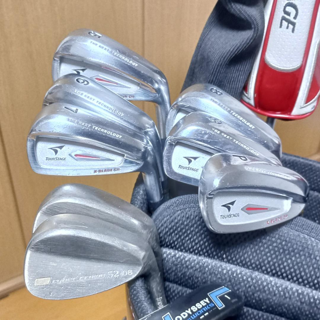⛳ ツアーステージ　ゴルフクラブセット アイアングリップ交換済