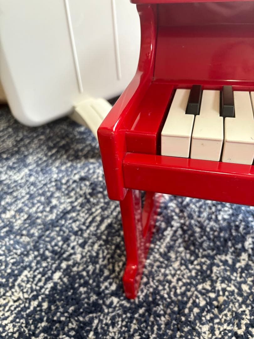 KORG 赤いミニピアノ ドラム付き