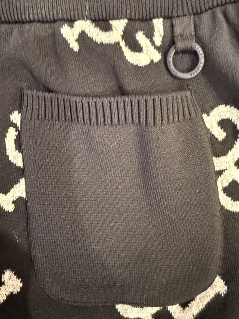 美品 PEARLY GATES ロゴニットスカート ゴルフ レディース サイズ0