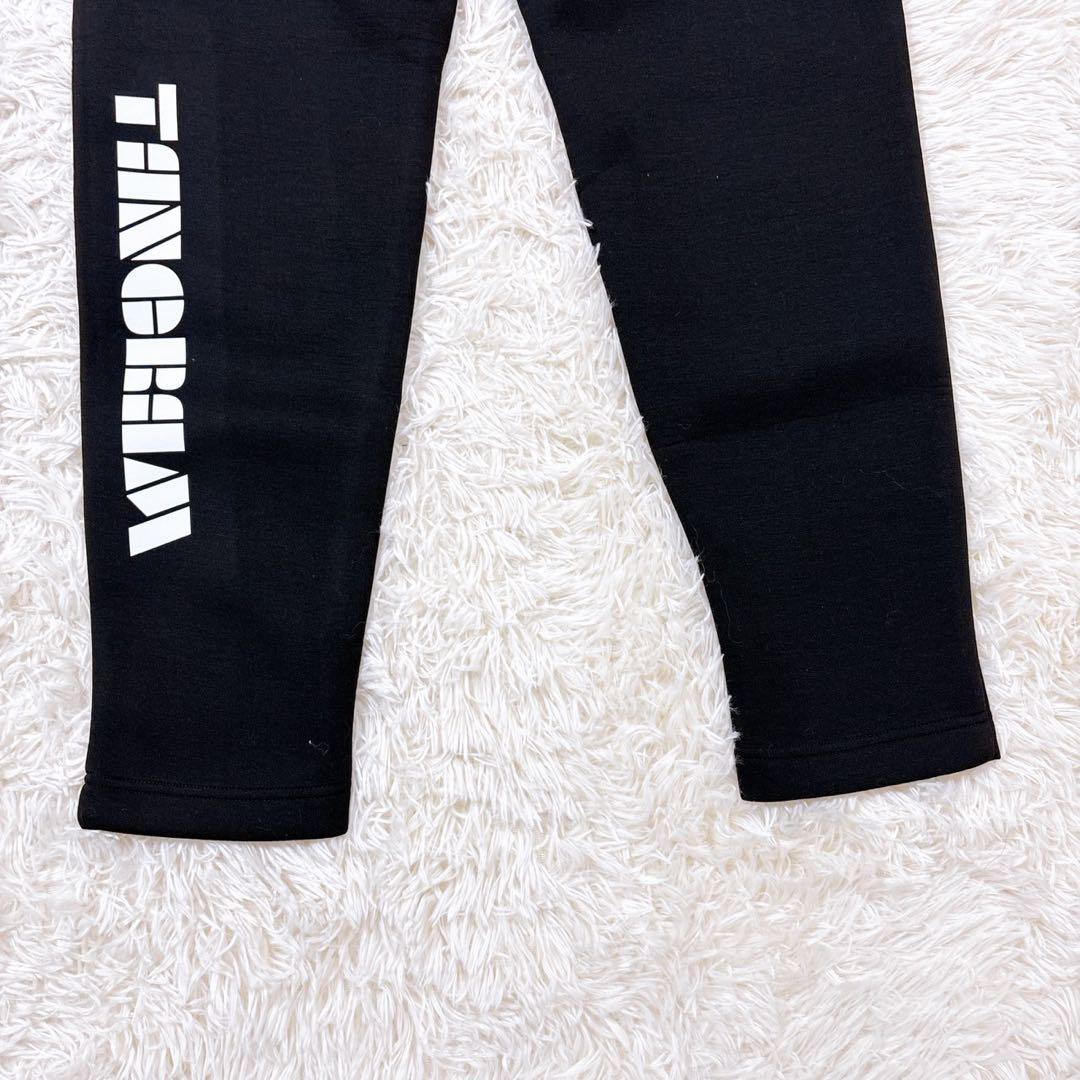 極美品 タングラム パンツ Lサイズ ロゴ ダンボール ニット スウェット 黒