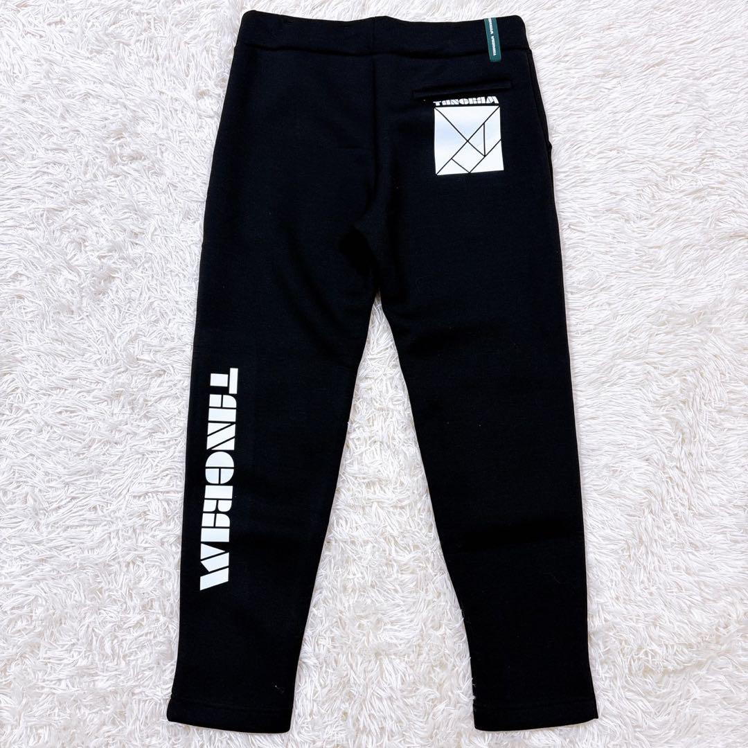 極美品 タングラム パンツ Lサイズ ロゴ ダンボール ニット スウェット 黒