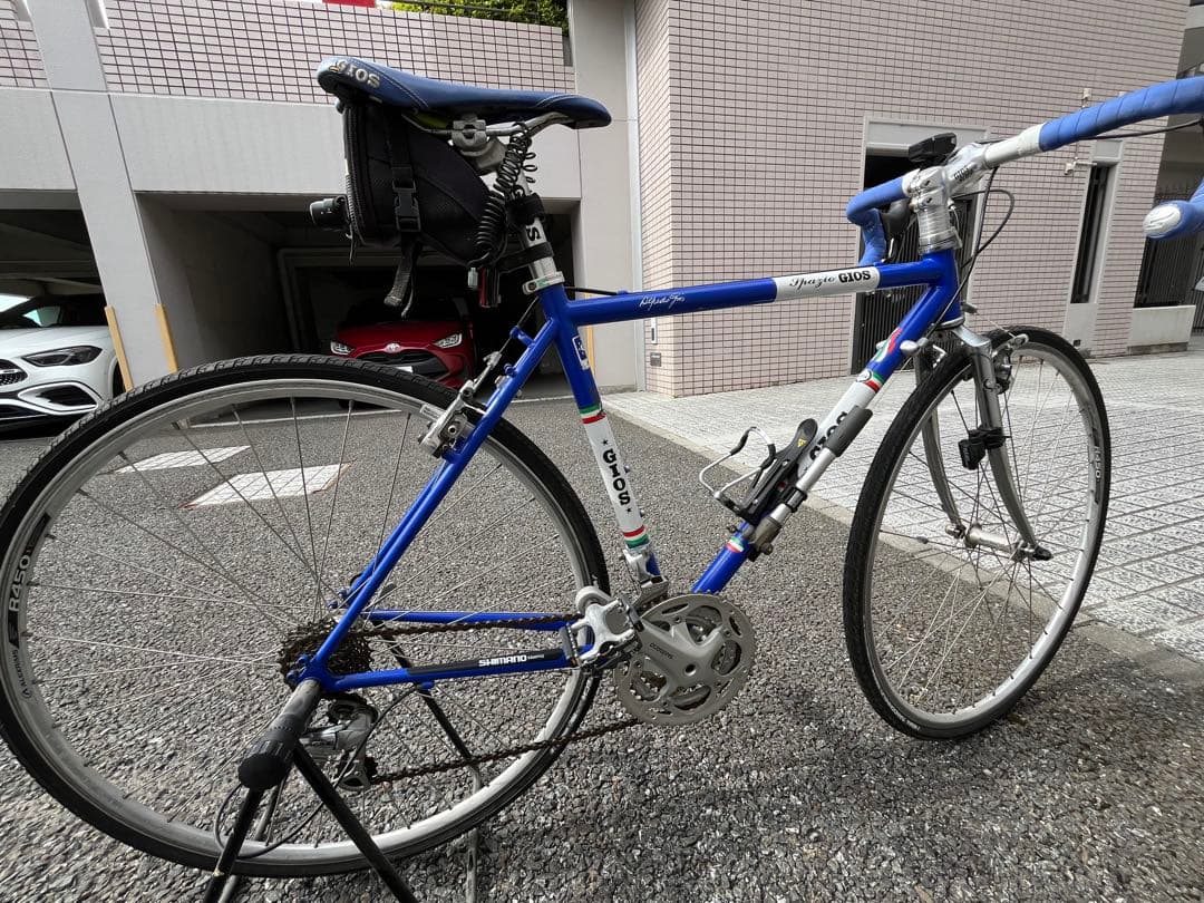 N*n様 GIOS アルミロードバイク 青 700C