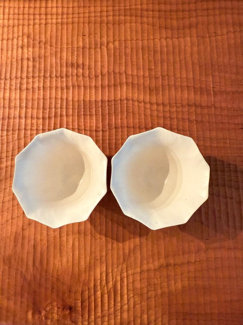井山三希子　茶杯　湯呑み　2こセット　中国茶　煎茶　白　パールホワイト