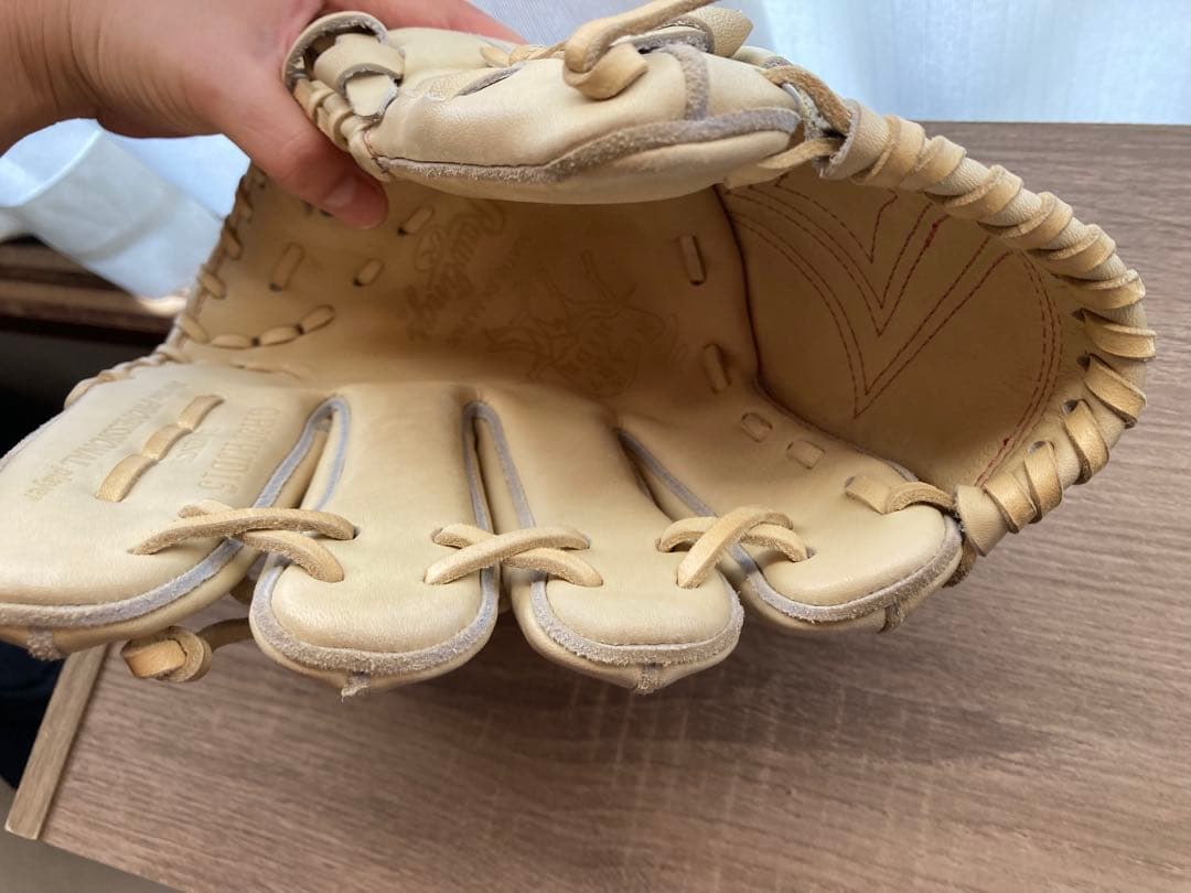 Rawlings 硬式グローブ ベージュ 袋&グラブハンマー付き
