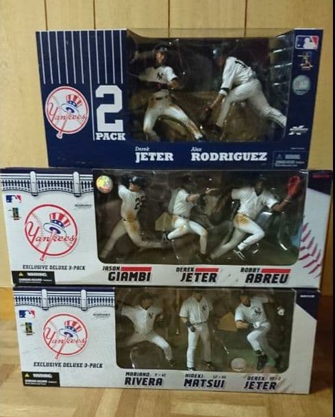 MLB ヤンキースフィギュア 2,3体の3セット