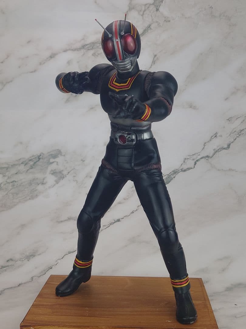 1/6 仮面ライダー　BLACK　ソフビガレージキット　塗装完成品