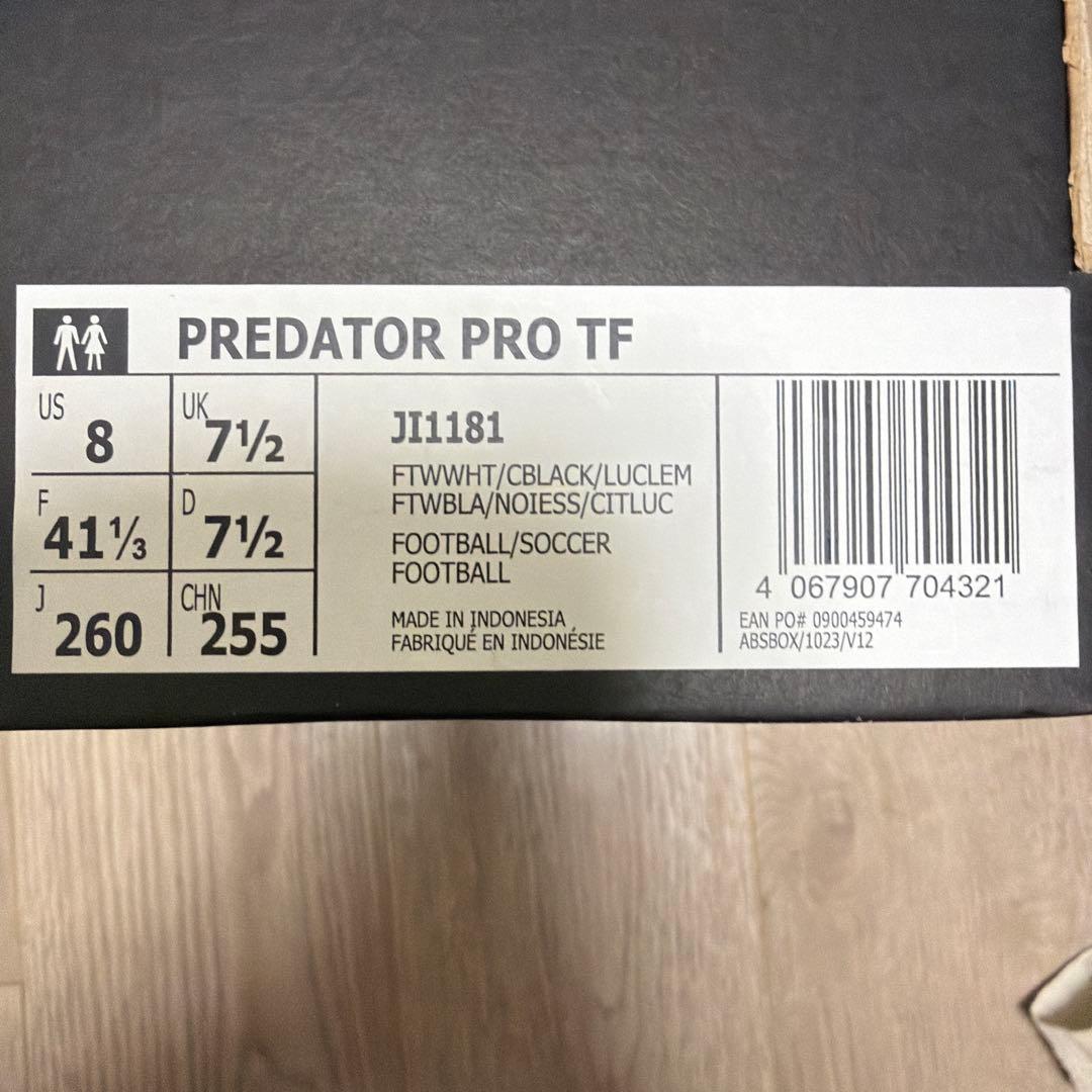 シューズ adidas Predator Pro TF 26cm