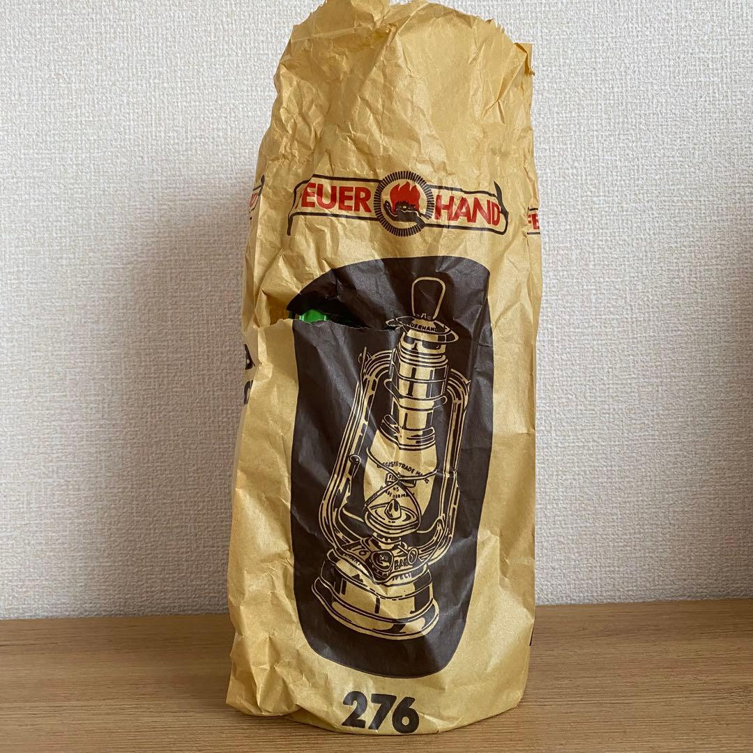【未使用品】フュアハンド　オイルランタン　イエローグリーン
