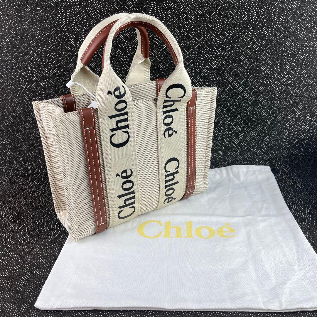 Chloe クロエ woodyスモールトートバッグ ショルダーバッグ
