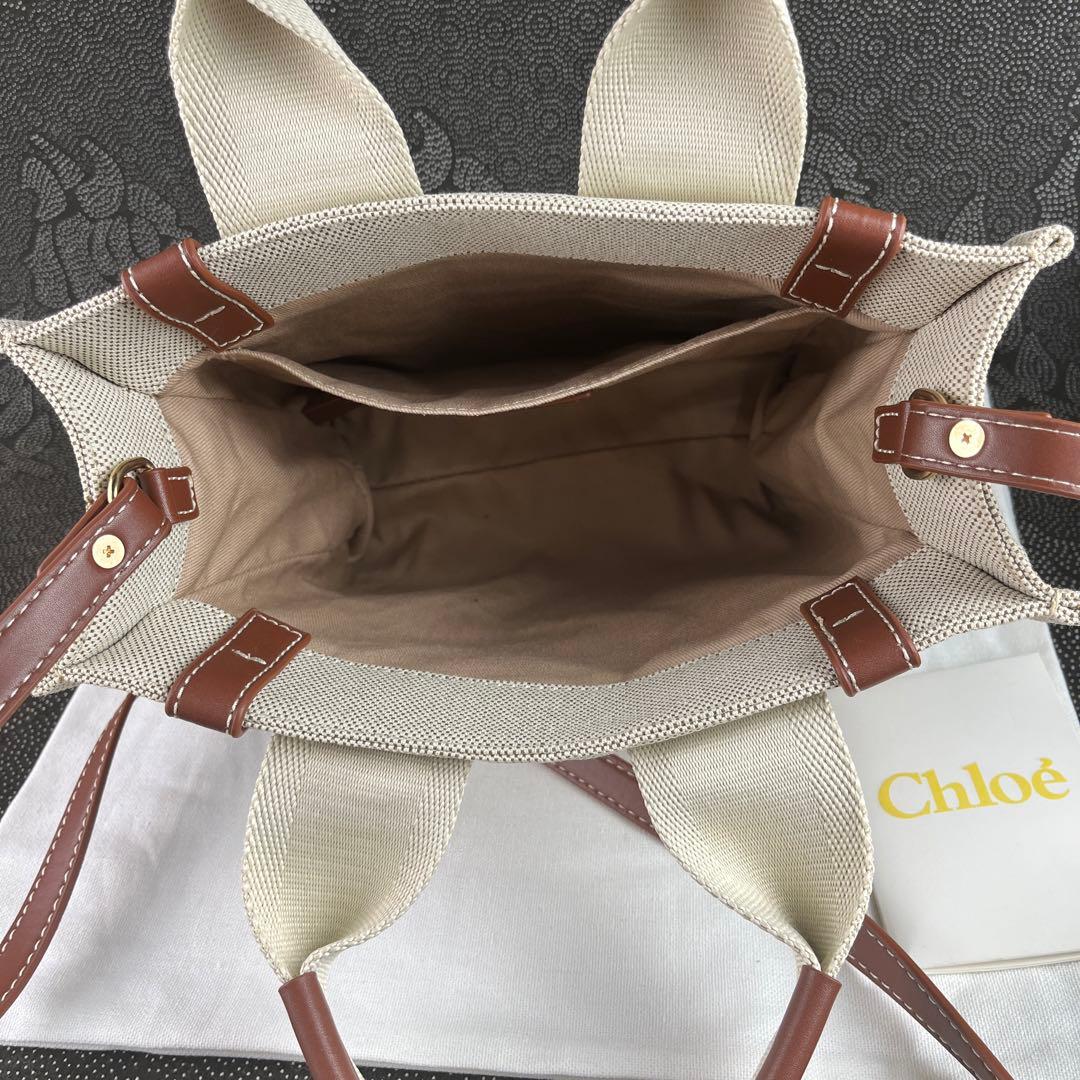 Chloe クロエ woodyスモールトートバッグ ショルダーバッグ