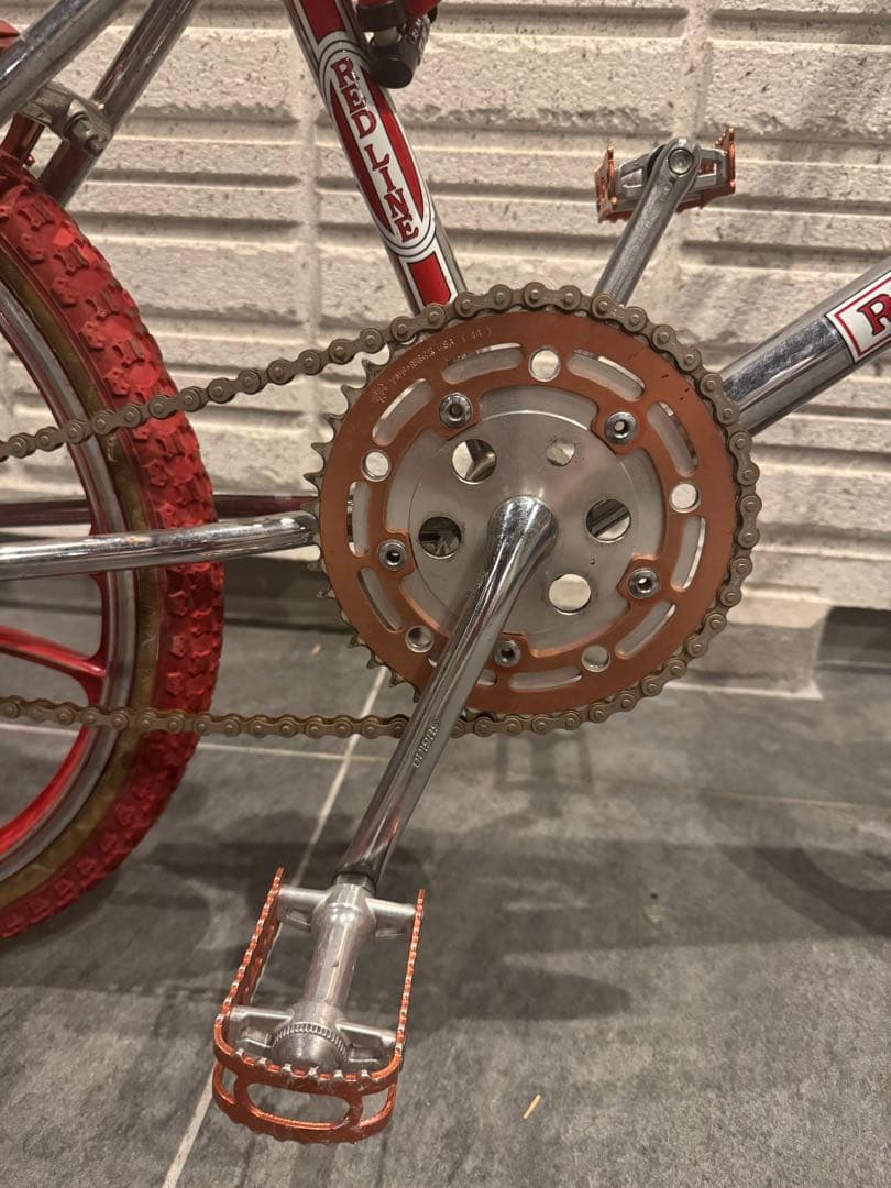 BMX Red line ヴィンテージ　※タイヤ空気無し