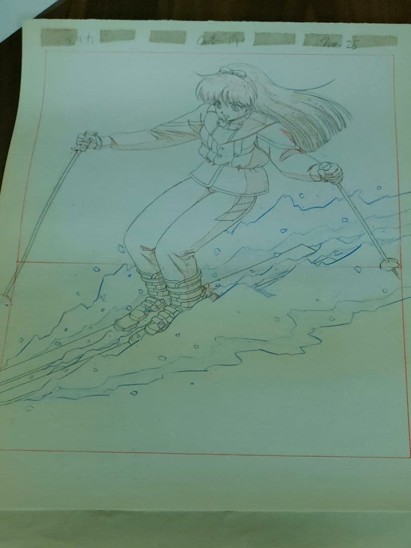 短期間大幅値引　版権　レモンエンジェル　大判　セル画　エリカ　大判　原画　アニメ