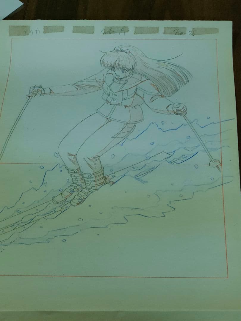短期間大幅値引　版権　レモンエンジェル　大判　セル画　エリカ　大判　原画　アニメ