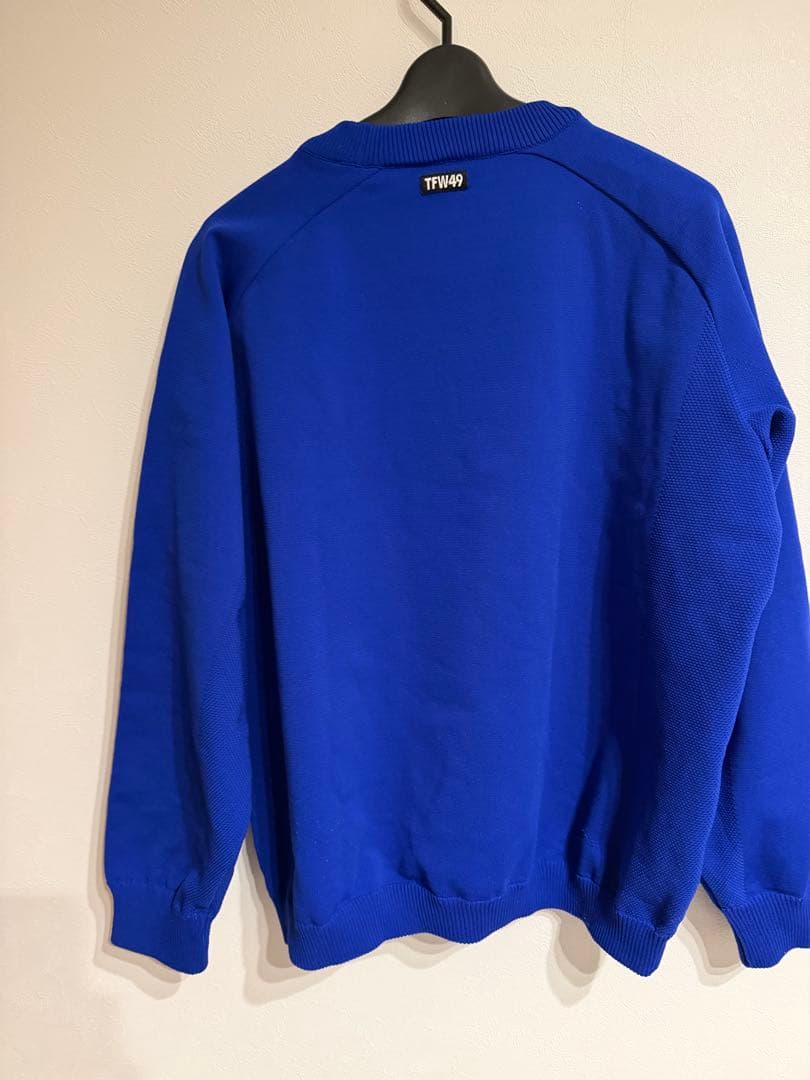 FW49 ブルーラウンドネックセーター