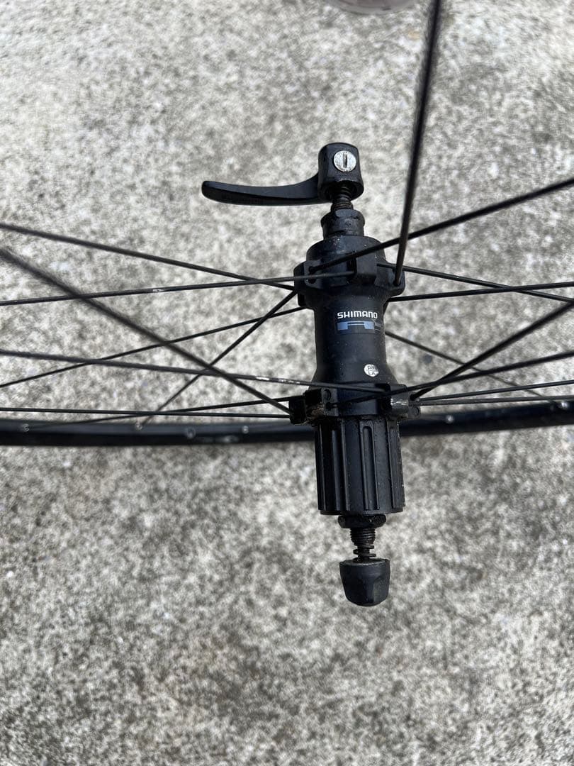 SHIMANO ホイール　フロントリアセット　中古品