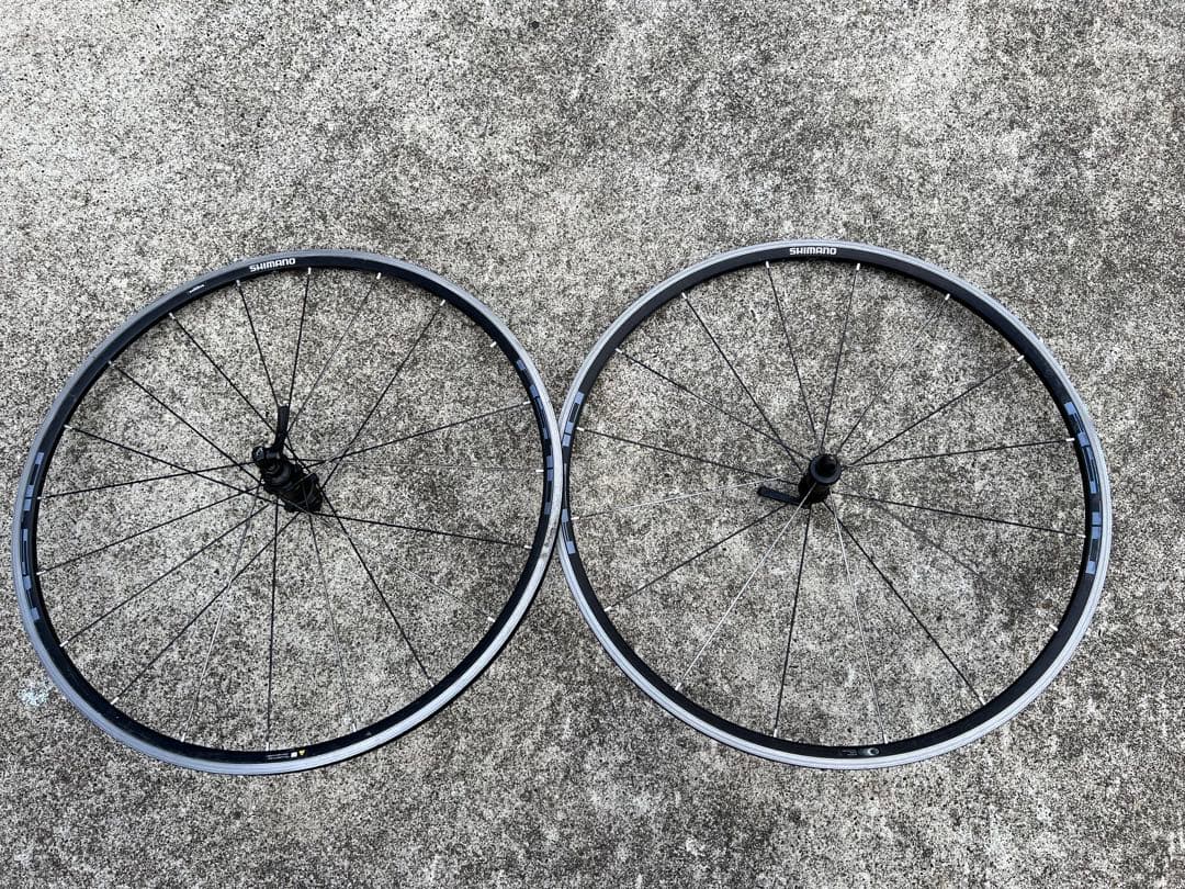 SHIMANO ホイール　フロントリアセット　中古品