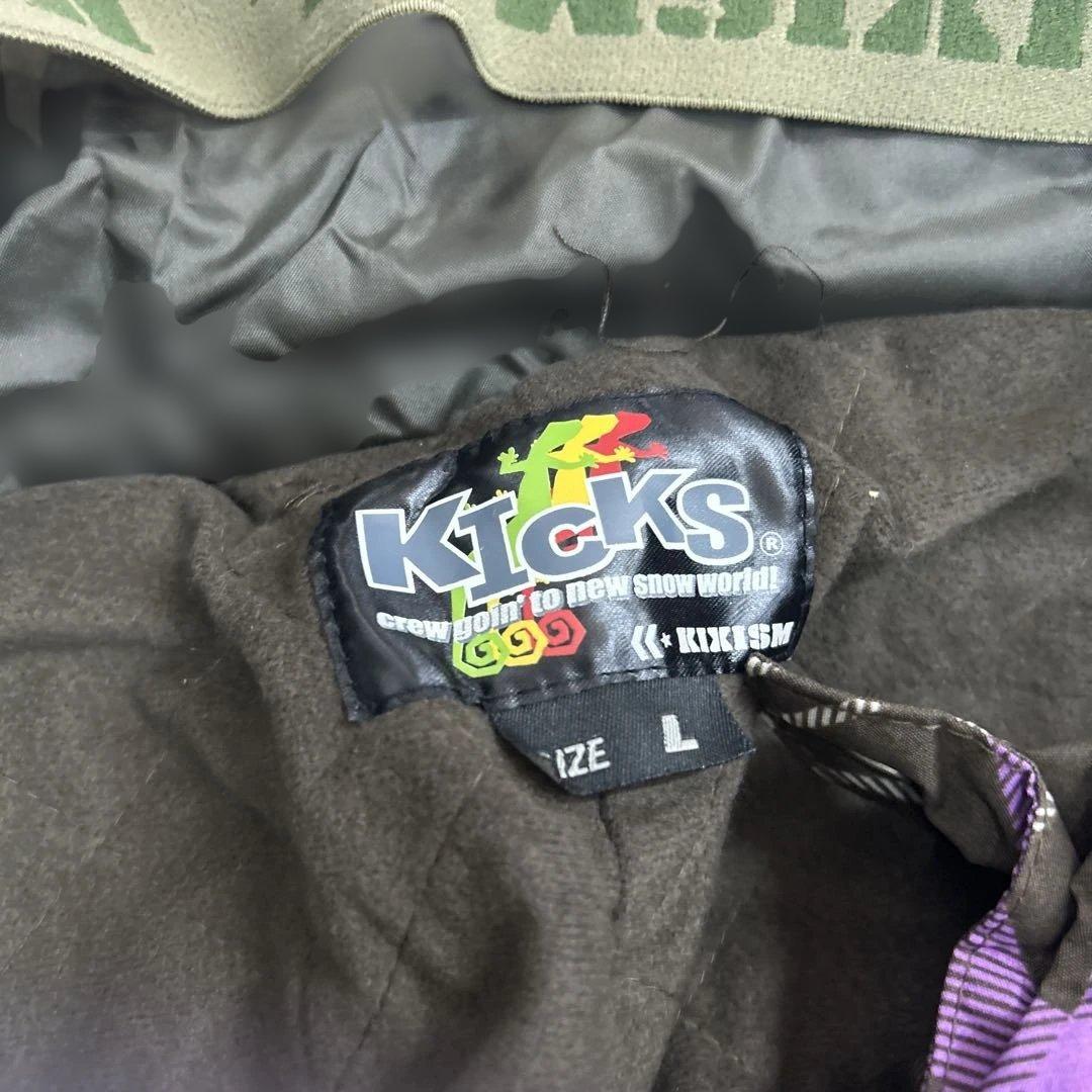 KICKSスノーボードパンツ　L 新品未使用