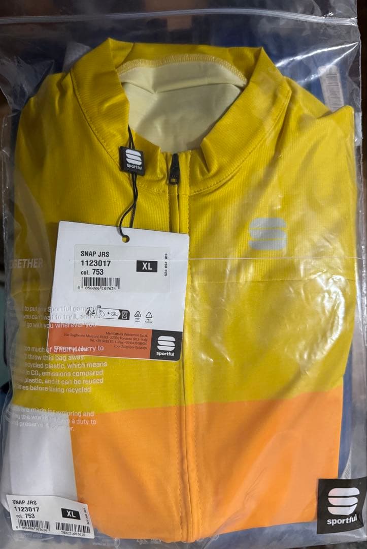 SPORTFUL ( スポルトフル ) 半袖ジャージ XLサイズ新品未開封