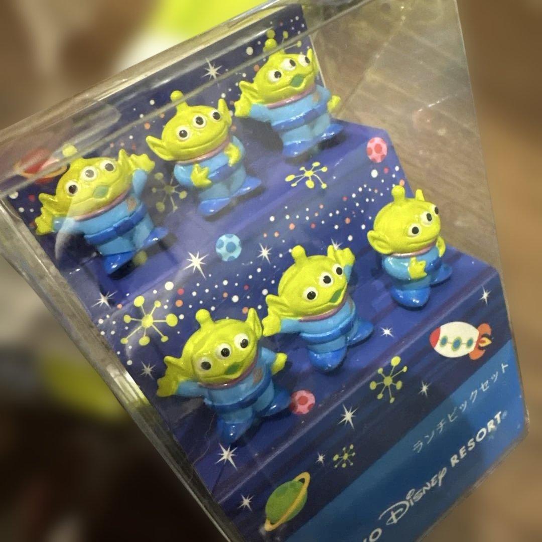 TDR トイストーリー⭐︎リトルグリーンメン　ピック＆フォーク