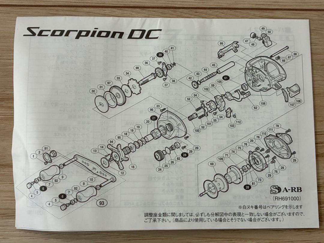 ひ*ん様 シマノ スコーピオンDC7右 リール