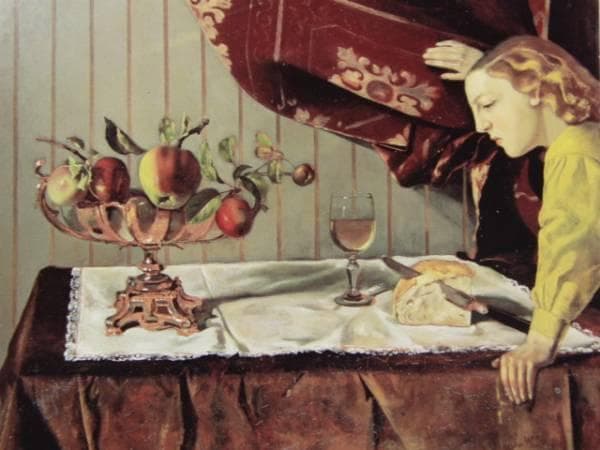 バルテュス、BALTHUS、おやつの時間、希少な額装用画集より、新品高級額