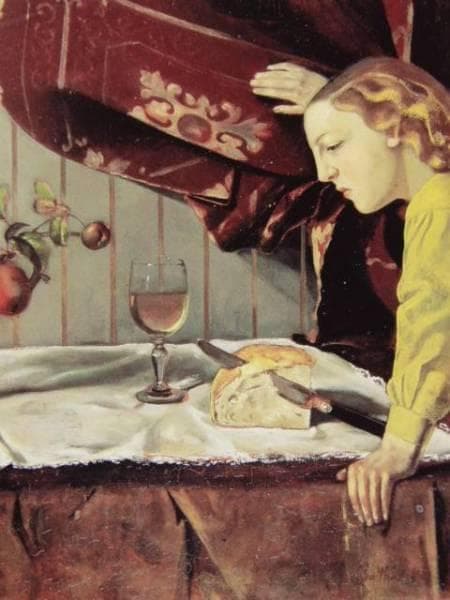 バルテュス、BALTHUS、おやつの時間、希少な額装用画集より、新品高級額