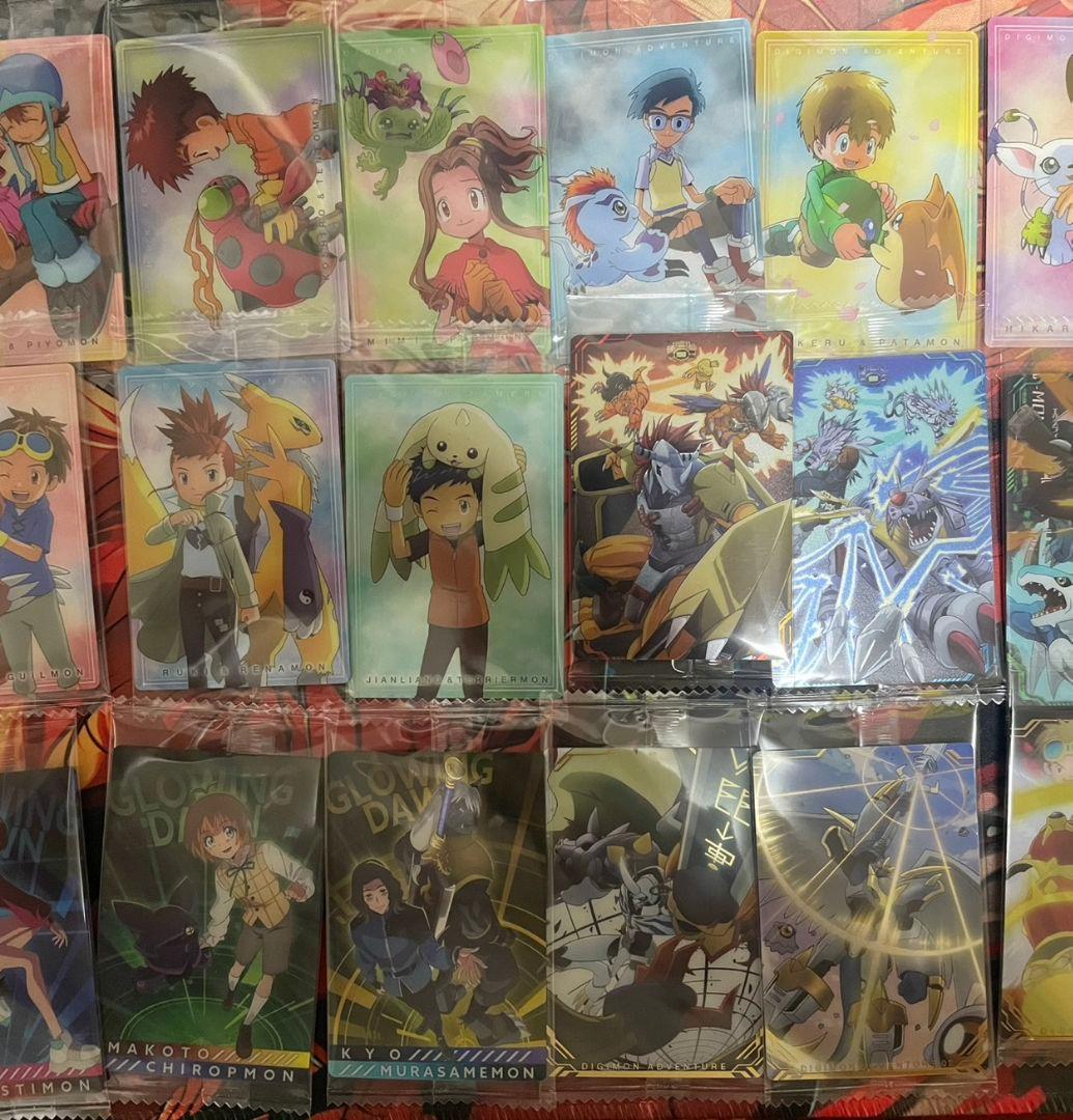 コンプリート 28種 デジモン ビジュアルアートコレクションカード ウエハース