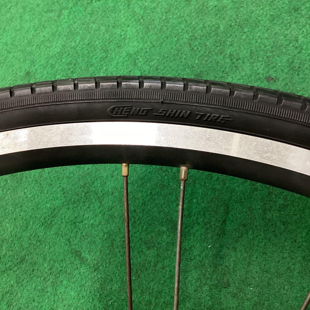 アルミリム　後輪 26x1-3/8 タイヤ付 外装7段　26インチ　シュライン