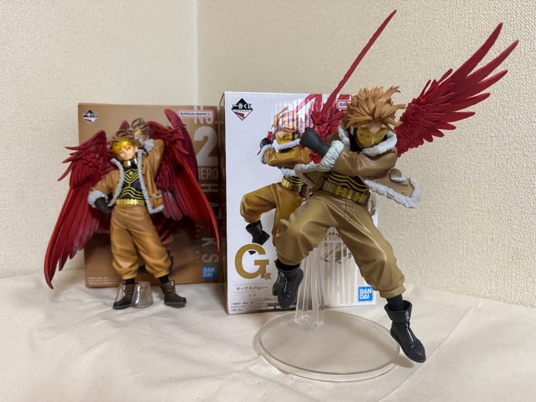一番くじ 僕のヒーローアカデミア ホークス フィギュア 2点セット