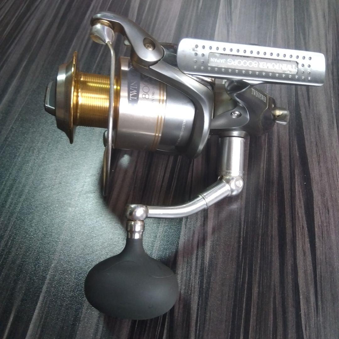 ⑳シマノTWIN POWER 8000PG スピニングリール スプールはHG