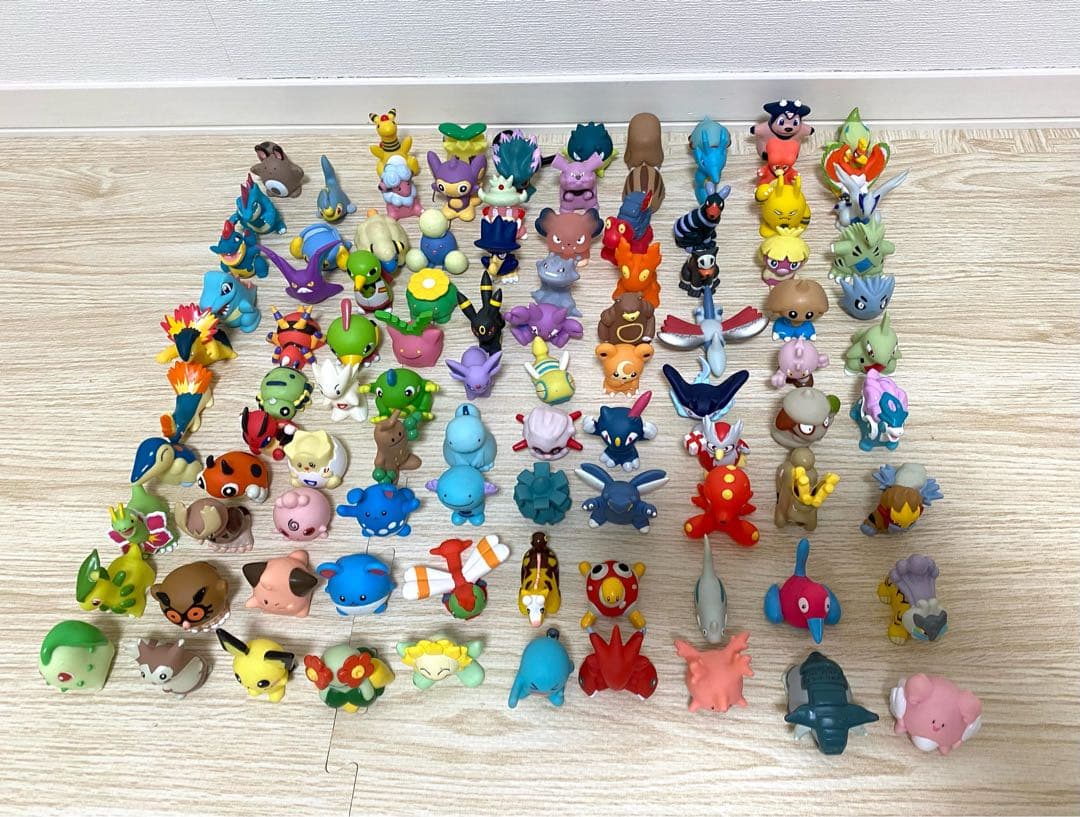 図鑑順 ポケットモンスター 指人形 ソフビ コンプリート まとめ売り 第二世代