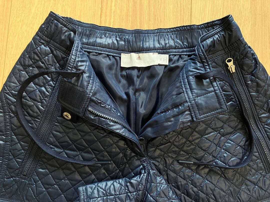 adidas stella mccartney ネイビー ショートパンツ　美品