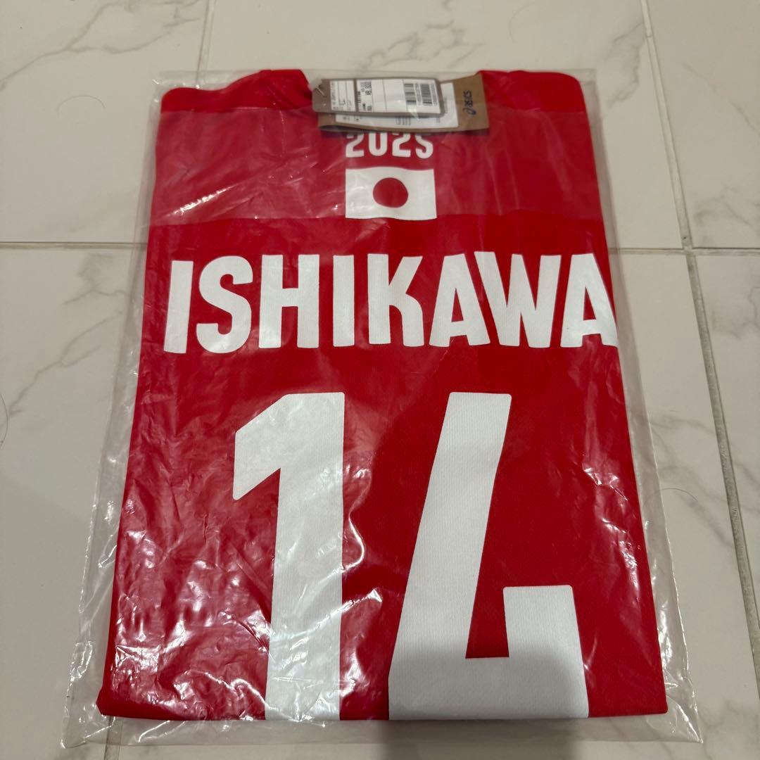 XLサイズ　14番　石川祐希　2025 JVA 日本代表　応援Tシャツ　バレー