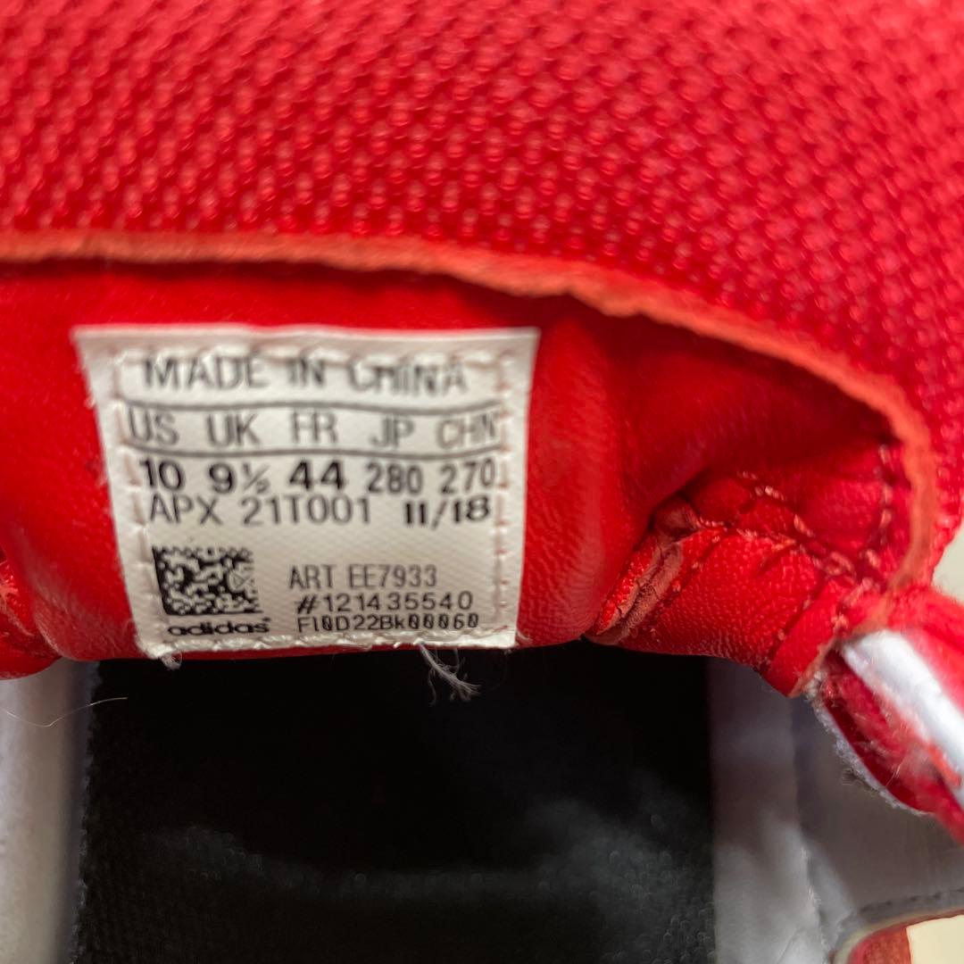 adidas EE7933 RAF SIMONSレッドグラデーションシューズ