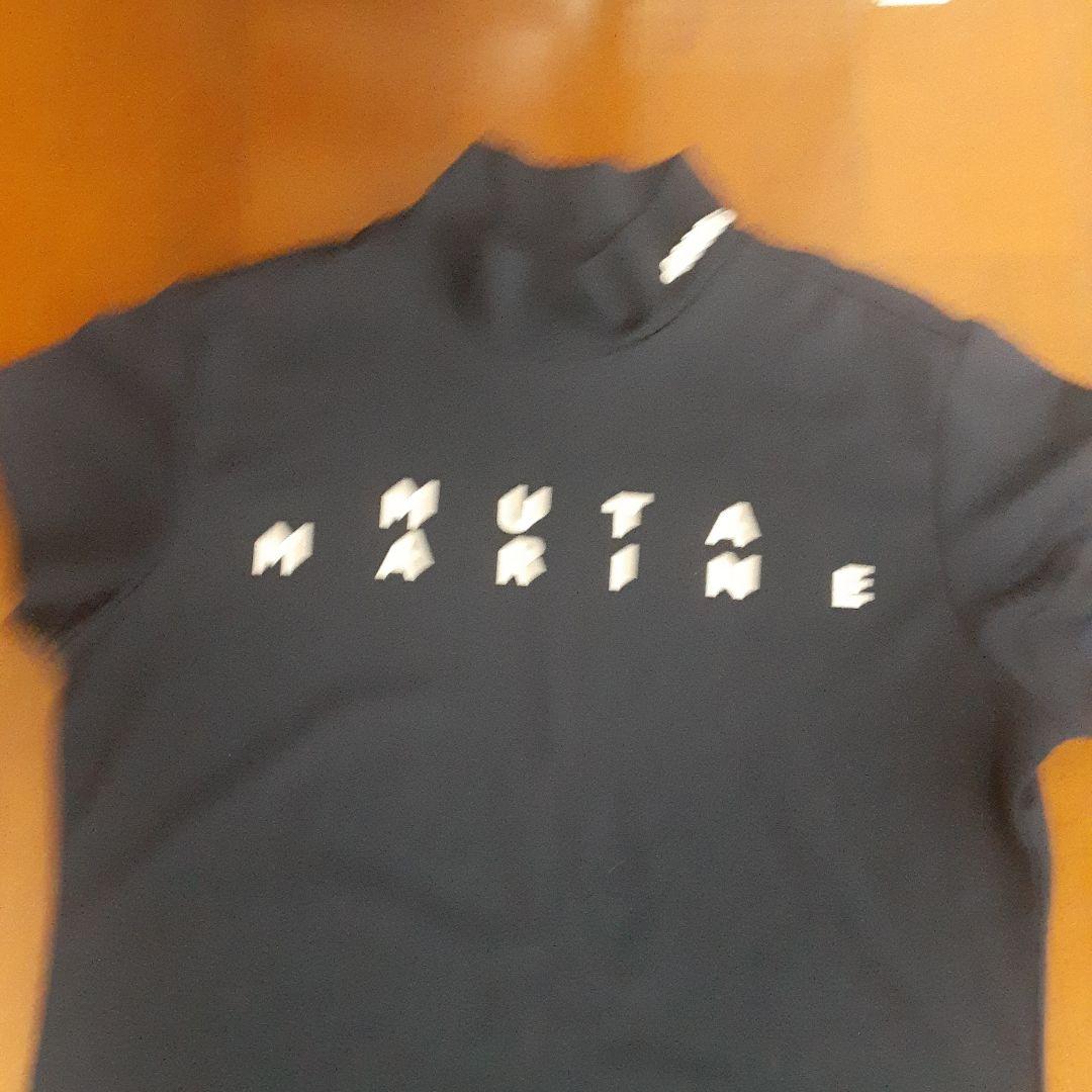 MUTA MARINE ハイネックシャツ ブラック