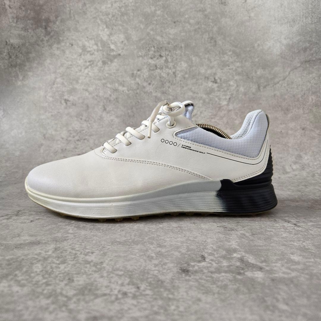 ECCO S-THREE ゴルフシューズ メンズ 防水 スパイクレス レザー