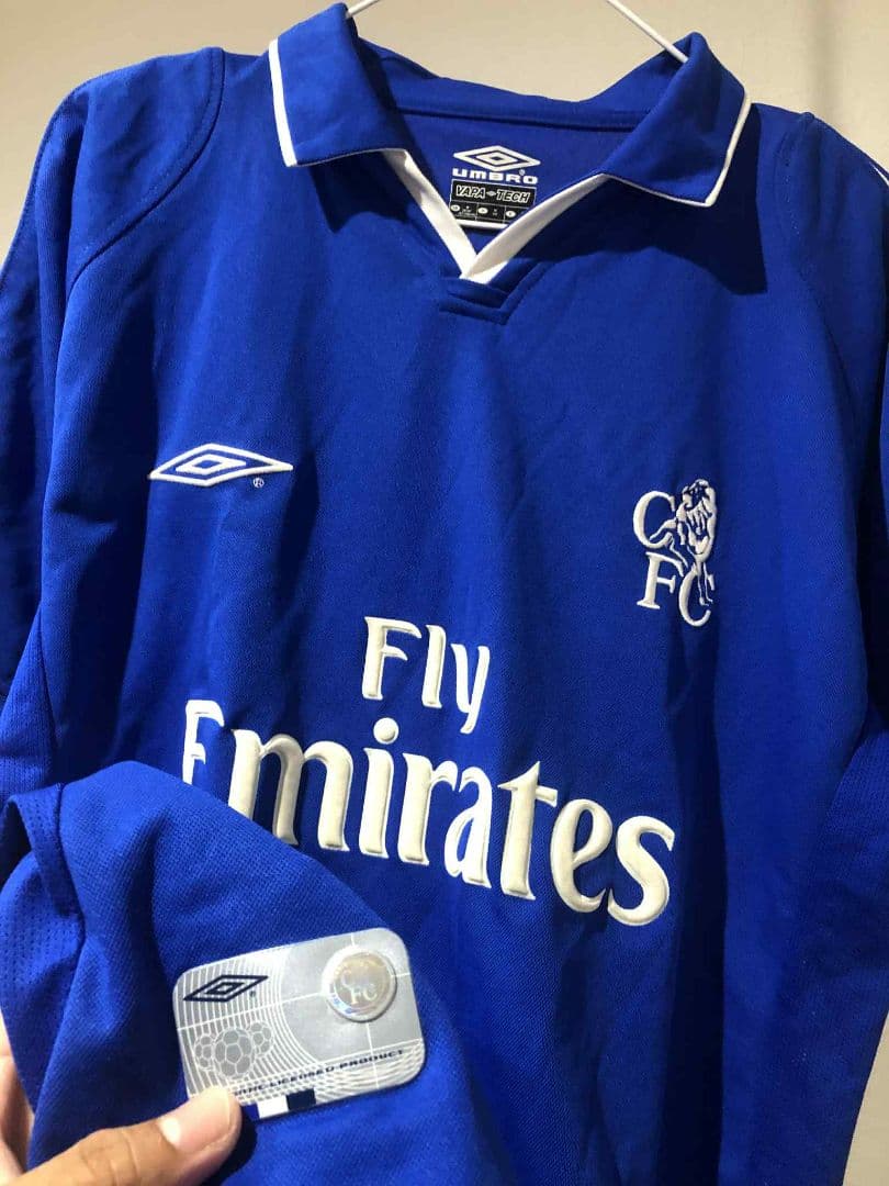 Chelsea FC Umbro ポロシャツ 青 Size -M
